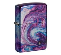 Zippo Briquet Tempête - Design Astro Univers - Finition Chrome Tumblé 540 Fusion - Rechargeable - Réutilisable - Design Coupe-Vent - Coffret Cadeau Fabriqué aux États-Unis