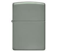 Zippo Briquet Coupe-Vent - Vert Sauge avec Gravure sur Flamme latérale - Rechargeable - Réutilisable - Design Coupe-Vent - Coffret Cadeau fabriqué aux États-Unis - Exclusivité Amazon