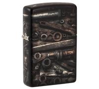 Zippo Briquet tempête - Design Vintage Tools - Couleurs 540 ° - Rechargeable - Réutilisable - Design Coupe-Vent - Boîte Cadeau - Fabriqué aux États-Unis