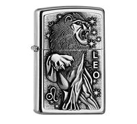 Zippo Briquet PL 207 Leo Zodiaque V19 en Laiton Design 5,83,81,2, 72
