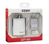 Zippo Coffret Cadeau Briquet et flasque, Argent