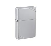 ZIPPO POLI CHROMÉ BRIQUET VINTAGE WINDPROOF ARRONDI DESIGN COMPACT