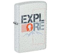 Zippo Briquet Tempête - Explore Design - Rechargeable - Coffret Cadeau - Métal - Fabriqué aux USA