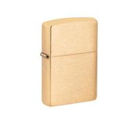 Zippo - Briquet Tempête, Laiton Brossé, Modèle De Base, Rechargeable, Réutilisable, Résistant Au Vent, Coffret Cadeau, Fabriqué Aux États-Unis