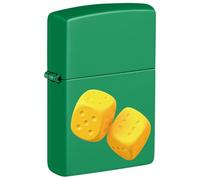Zippo Briquet Tempête - Lancé de Dés - Chrome Urbain & Image Couleur - Rechargeable, Garanti à Vie - Flamme Ajustable - Boîte Cadeau - Métal - Fabriqué aux USA, Unique