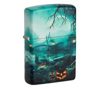 Zippo - Briquet Tempête Motif Gothique Horreur, 540°, Impression Color Image, Rechargeable, Réutilisable, Coupe-vent, Coffret Cadeau, Fabriqué Aux États-Unis
