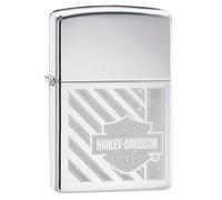 Zippo Briquet, métal, Chrome Poli, Taille Standard
