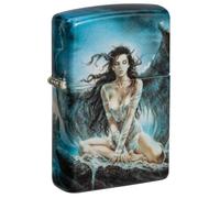 Zippo - Briquet Tempête Motif Luis Royo, 540°, Impression Color Image, Rechargeable, Réutilisable, Coupe-vent, Coffret Cadeau, Fabriqué Aux États-Unis