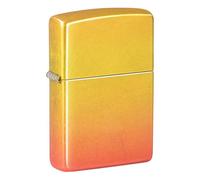 Zippo - Briquet Tempête Motif Ombre Orange Et Jaune, 540°, Impression Color Image, Rechargeable, Réutilisable, Coupe-vent, Coffret Cadeau, Fabriqué Aux États-Unis