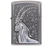 Zippo PL 207 Capricorn Animal Kr. V19 Briquet en Laiton Design 5,83,81,2