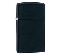 Zippo Lighter Slim Black Matte 1618 Taille Unique