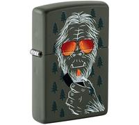 Zippo Briquet tempête, pour l'extérieur et L'Aventure, Couleur Vert Mat, Rechargeable, réutilisable, Design Coupe-Vent, boîte Cadeau, fabriqué aux États-Unis