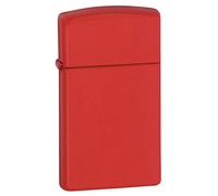 Zippo Briquet de Poche Fin Rouge Mat