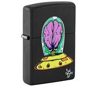 Zippo Briquet Tempête - Sean Dietrich - Noir Poli & Image Photo - Rechargeable, Garanti à Vie - Flamme Ajustable - Boîte Cadeau - Métal - Fabriqué aux USA