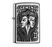 Zippo 2006503 PL 207 Gemini Animal Kr. V19 Briquet en Laiton Design 5,83,81,2