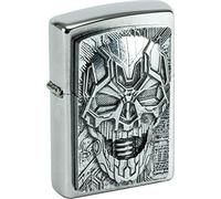 ZIPPO 2007759 Briquet à essence Transformer en chrome Motif crâne