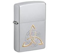 Zippo Briquet Tempête - Viking Symbols Design - Rechargeable - Coffret Cadeau - Métal - Fabriqué aux USA
