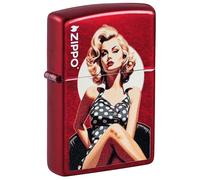 Zippo Briquet Tempête - Vintage Pinup Design 2 - Rechargeable - Coffret Cadeau - Métal - Fabriqué aux USA