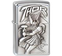 Zippo briquet, Viking Thor, 3-D Emblème, Chromé