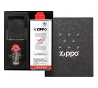 Zippo - Coffret Cadeau pour Briquet Tempête, avec 125 ML D'essence À Briquet Et Pierres À Briquet, Briquet Non Inclus