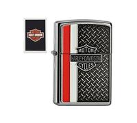 Zippo Diamond Harley Davidson - En métal - 5.7 x 3.6 x 1.2 cm - Les briquets Zippo sont garantis à vie.