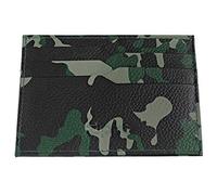Zippo - Étui À Cartes En Cuir, Vert Camouflé, Étui À Cartes Bancaires Pour Homme Et Femme, 8 Fentes À Cartes, 1 Insert