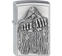 Zippo Briquet 2000860 Game Over Emblème Briquet à Essence, Laiton