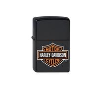 Zippo Harley Davidson noir - 5.5 x 3.6 x 1 cm - Les briquets Zippo sont garantis à vie.