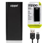 Zippo HEATBANK 3 - Chauffe-Mains Rechargeable 3 Heures Chauffe-Main Noir