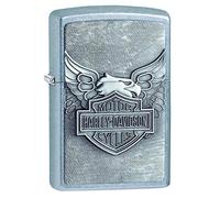 Zippo Iron Eagle Street Chrome 20230 5 1/2 x 3 1/2 cm