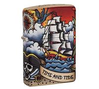 Zippo Lighter, Brass, Blue, One Size 49532