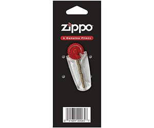 Zippo - Lot De 6 Pierres À Briquet, Pièces De Rechange D'origine, Accessoires Pour Briquets Tempête