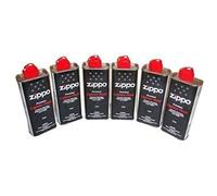 Zippo Lot de 6 recharges d'essence pour briquet 125 ml