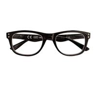Zippo Lunettes de lecture Soft Touch – cadre lignes douces, unisexe, +2,50, noir