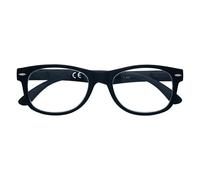 Zippo Lunettes de lecture à touche Soft Touch, faites avec un cadre de lignes douces, idéale pour les hommes et les femmes, dioptre +3,50, couleur noire