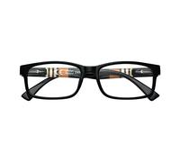 Zippo Lunettes de lecture de, faite avec un cadre de lignes douces, idéale pour les hommes et les femmes, dioptre +3.00, couleur noire, tiges rayées