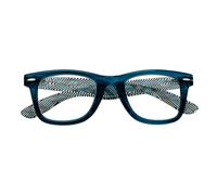 Zippo Lunettes de lecture de, faite avec un cadre de lignes douces, idéale pour les hommes et les femmes, dioptrie +1,00, couleur bleue, tiges justes