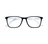 Zippo Lunettes de lecture de, faites avec un cadre de lignes douces, idéale pour les hommes et les femmes, dioptrie +2.50, cadre noir mince