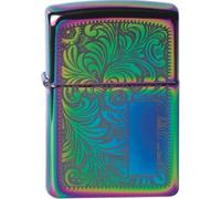 ZIPPO Original Briquet Regular / Rainbow Spectrum Venezia Gravé / Étui