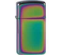 ZIPPO Original Briquet Slim / Laiton / Arc-En-Ciel Spectre / Boîte Cadeau