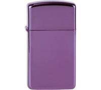 ZIPPO Original Briquet Slim / Laiton / Purple Abyss Poli Haut / Étui