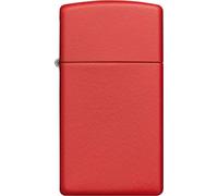 ZIPPO Original Briquet Slim / Rouge Mat / Étui Cadeau