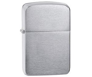 Zippo Original Vintage 1941 Briquet Brossé Chromé 5 x 2 x 5 cm