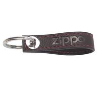 Zippo - Porte-clés En Cuir, Marron/moka, En Coffret Cadeau