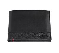 Zippo - Portefeuille En Cuir, Noir, Porte-monnaie Anti-RFID, Compartiment À Pièces, Idéal Pour Cartes Bancaires Et Billets, Pour Homme Et Femme