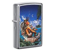 Zippo Rick Rietveld Mermaid Art Street Briquet de poche Chromé
