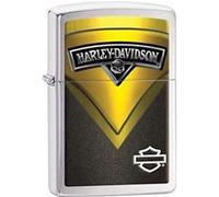 Zippo Skull Harley Davidson NOIR ET JAUNE G