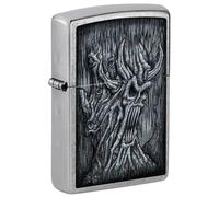 Zippo Unisex-Adult Villain Lighters, Street Chrome Evil Tree