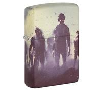 ZIPPO - Zombie Design - 540° Color - 540° Whitte Matte -Essence Briquet Coupe-Vent, Rechargeable, dans Une boîte Cadeau de Haute qualité