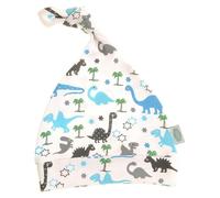 Zippy bonnet bébé - bonnet knott knot hat nouveau-nés garçons filles couleur unisexe choix 100% coton 0-6 mois (dinosaur uptown)